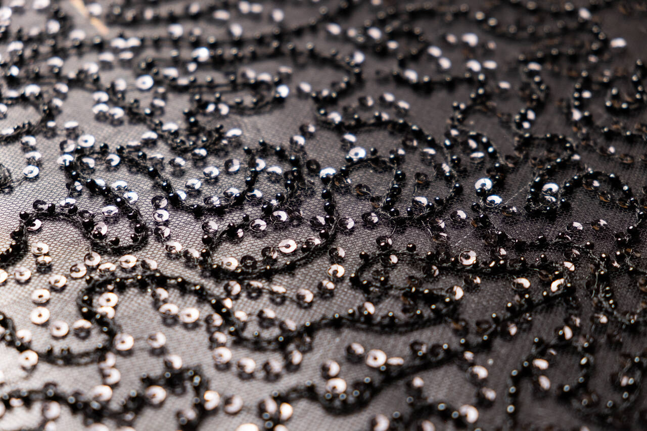 color lace fabric close-up 384375